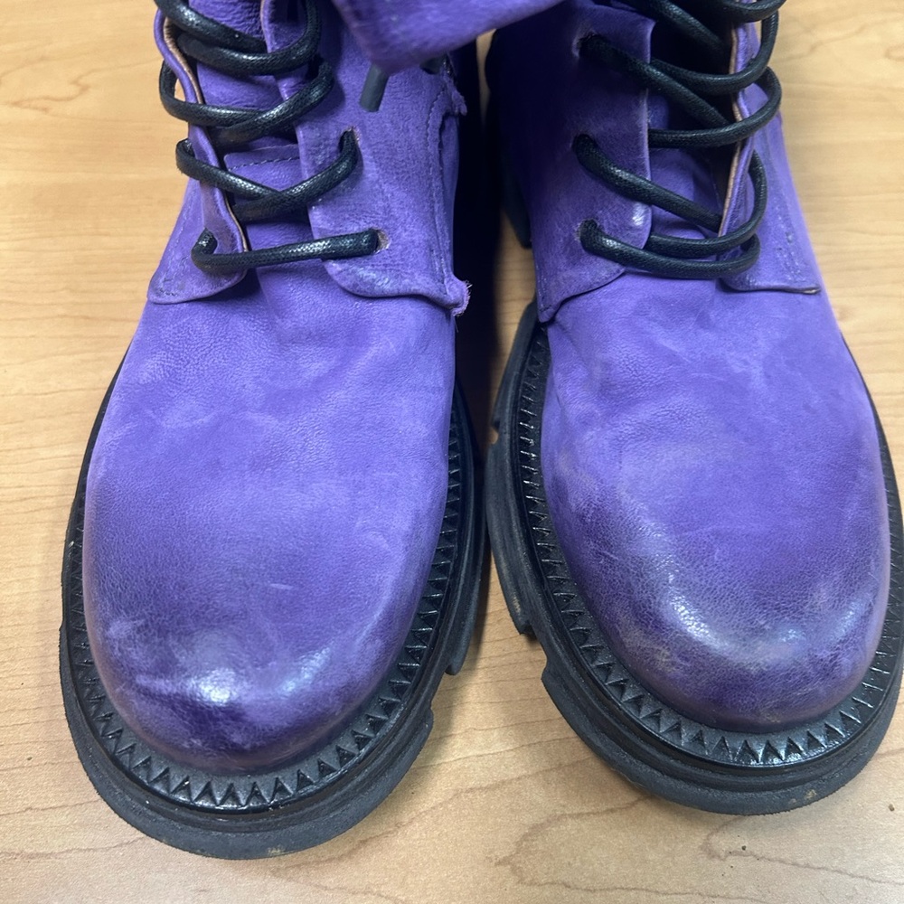 A.S.98 Airstep/Purple Combat/Italian leather/Chunky Sole